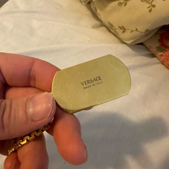Versace Dog tag pendant necklace - Picture 4 of 4